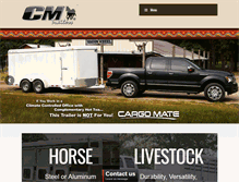 Tablet Screenshot of cmtrailers.com